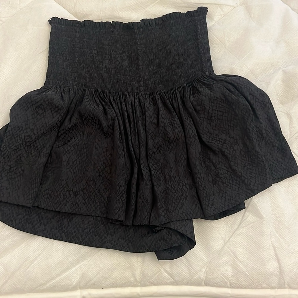 Snakeskin black skirt